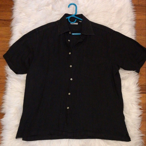 Barneys New York Other - Barney’s Men’s Linen Black Top